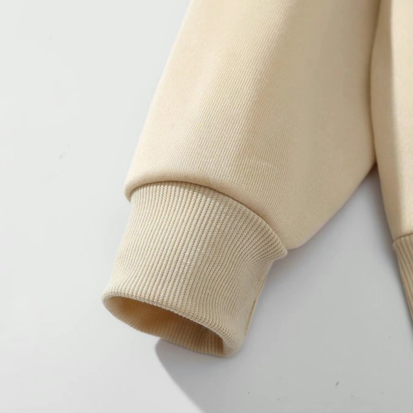 Leopard Heart Print Thermal Lined Sweatshirt - Picture 4 of 6